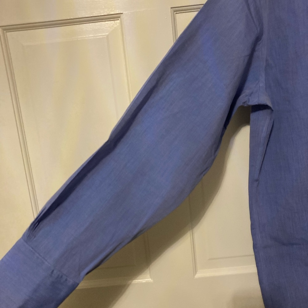 Brooks Brothers Classic Blue Dress Shirt - Picture 2 of 4